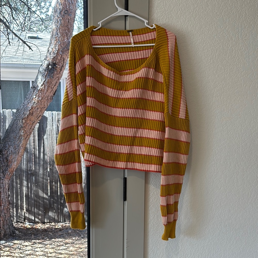 Free People Cropped Sweater